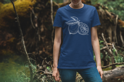 Lemon T-Shirt – Japanese 'Remon' Character l Paku Paku Logo l Unisex 100% Cotton Tee l 7 Colors l Perfect Gift l