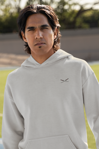 Samurai Sunset Pullover Hoodie l Warrior Spirit in the Setting Sun | Unisex Cozy Pullover Hoodie | 8 Colors